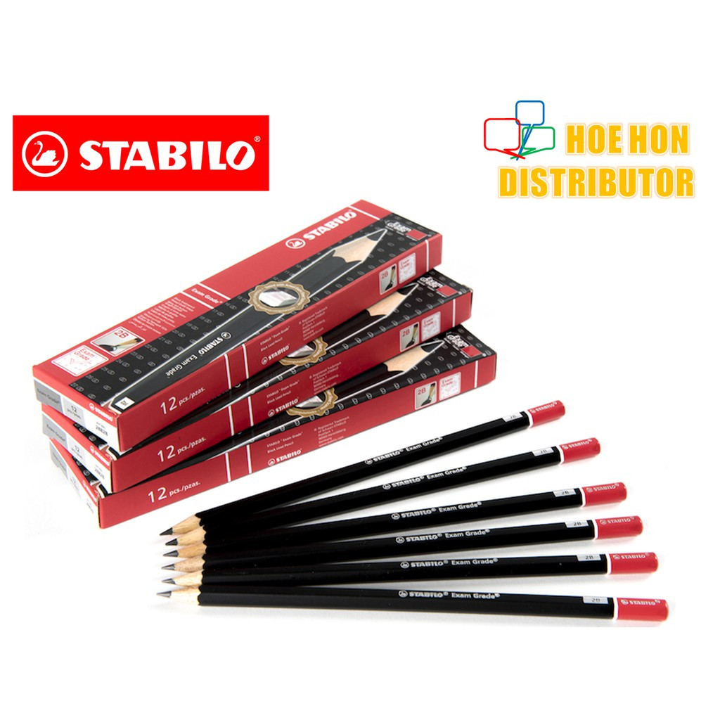 Stabilo Exam Grade Graphite 2B Pencil 12pc / Box Stabilo Exam Grade Graphite 2B Pencil 12pc / Box
