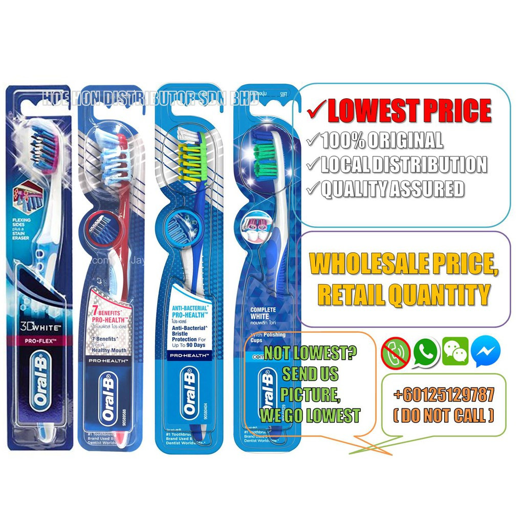 Oral B 7 Benefits, Pro-Health, 3D White, Black/Green Tea, Pro Manual Toothbrush Oral B 7 Benefits, Pro-Health, 3D White, Black/Green Tea, Pro Manual Toothbrush