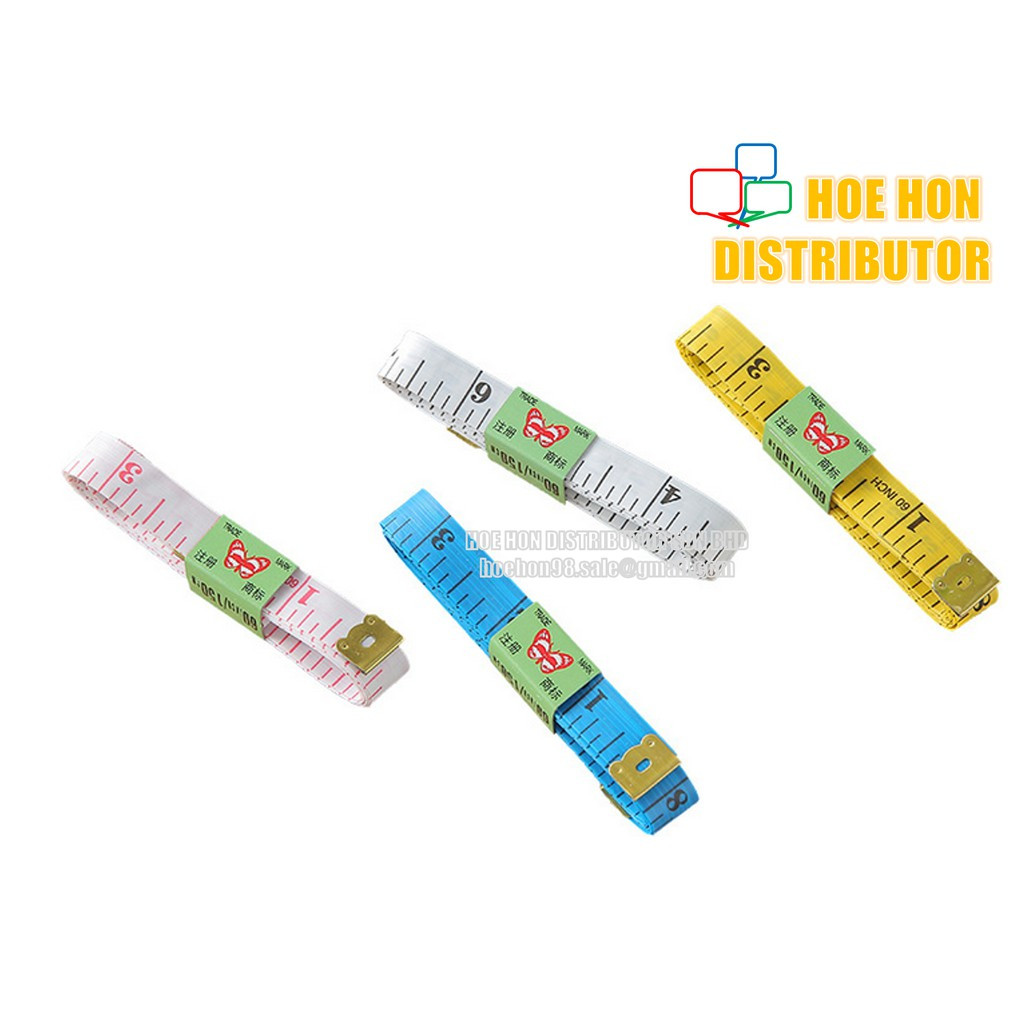 image of Tailor Body Measure Measuring Tape / Tukang Jahit Ukur Badan 150cm / 60 Inch
