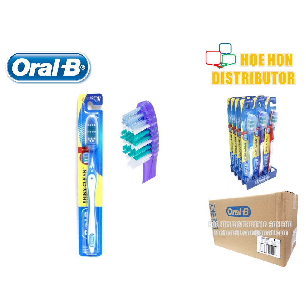 Oral B / Oral-B Shiny Clean Manual Toothbrush Soft Bristle Oral B / Oral-B Shiny Clean Manual Toothbrush Soft Bristle