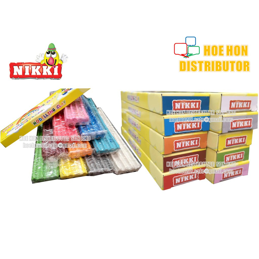Nikki Single Colour Brick Modelling Clay / Tanah Liat Pemodelan Nikki Single Colour Brick Modelling Clay / Tanah Liat Pemodelan