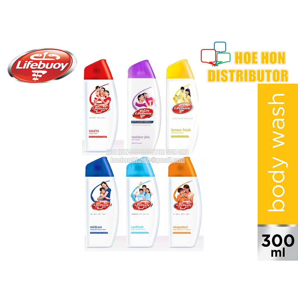 Lifebuoy Bodywash / Body Wash / Shampoo 300ml Lifebuoy Bodywash / Body Wash / Shampoo 300ml