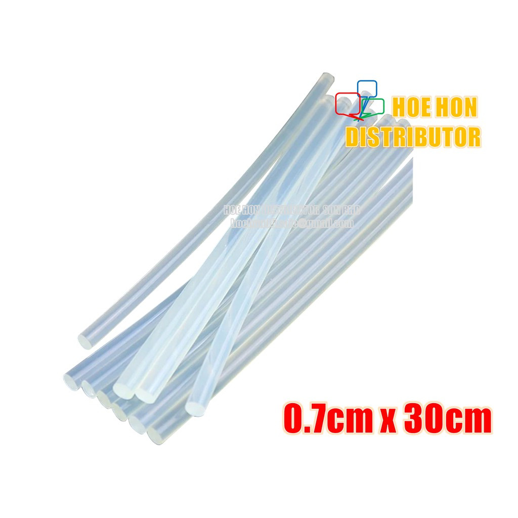 image of DIY Hot Glue Stick 70mm X 300mm / 0.7cm X 30cm 1pc Full Length For Hot Glue Gun