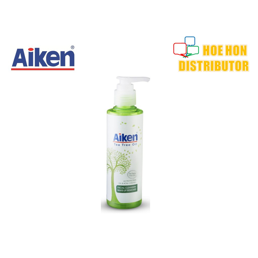Aiken Tea Tree Oil Facial Cleanser + Make Up / Make-Up Remover 150ml Aiken Tea Tree Oil Facial Cleanser + Make Up / Make-Up Remover 150ml