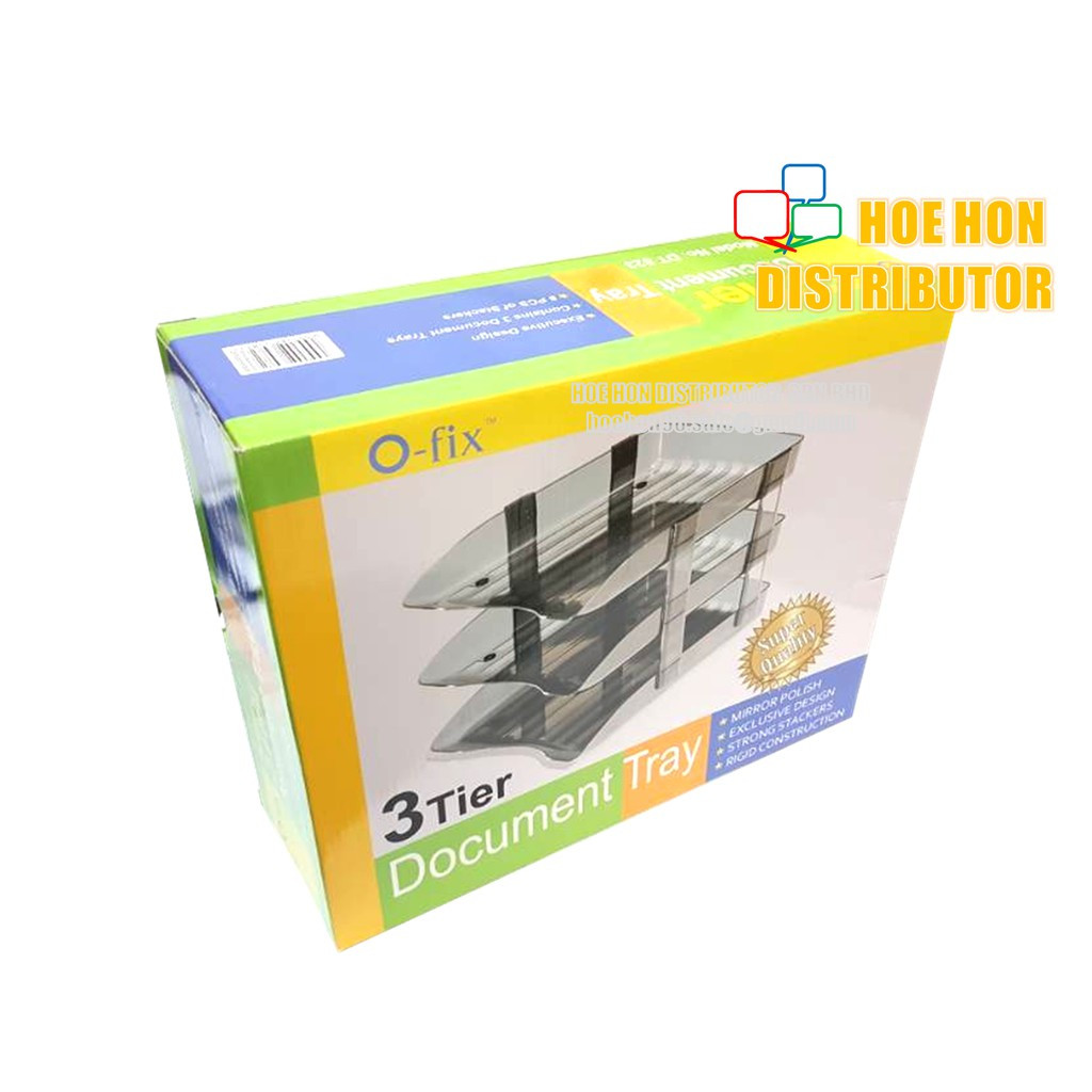 Xtra O-Fix 3 Tier Document Tray DT 823 Xtra O-Fix 3 Tier Document Tray DT 823