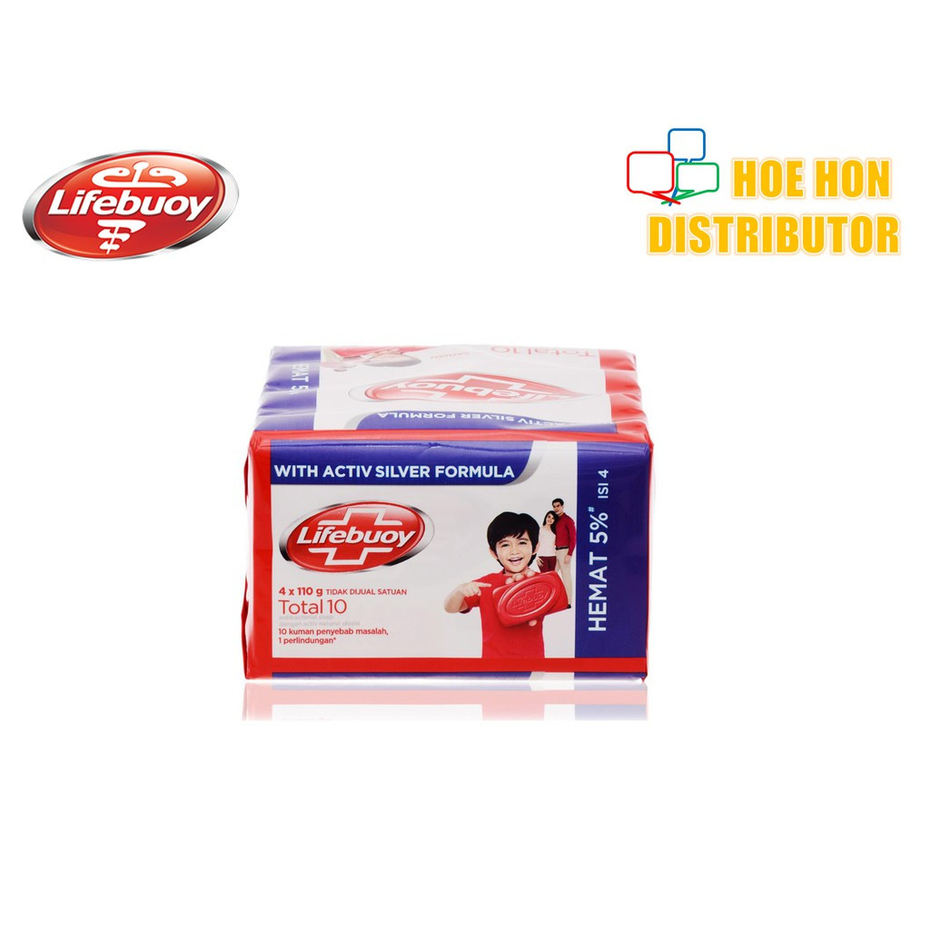 Lifebuoy Soap Total 10 110g X 4pcs Lifebuoy Soap Total 10 110g X 4pcs