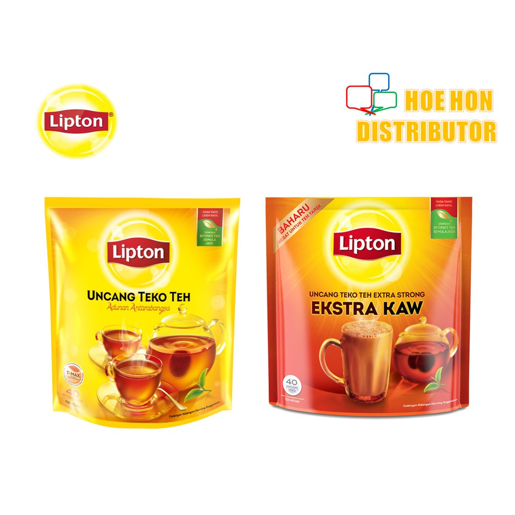 Lipton Tea Bag / Yellow Label Tea (Biasa / KAW) Uncang Teko Teh Potbags 40 Lipton Tea Bag / Yellow Label Tea (Biasa / KAW) Uncang Teko Teh Potbags 40