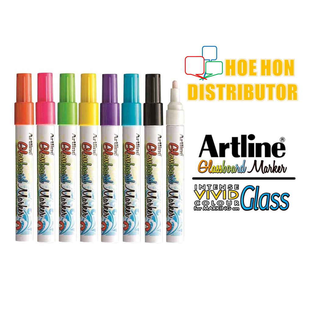Artline Glassboard Marker / Glass Marker / DIY Decoration Glass Art Artline Glassboard Marker / Glass Marker / DIY Decoration Glass Art