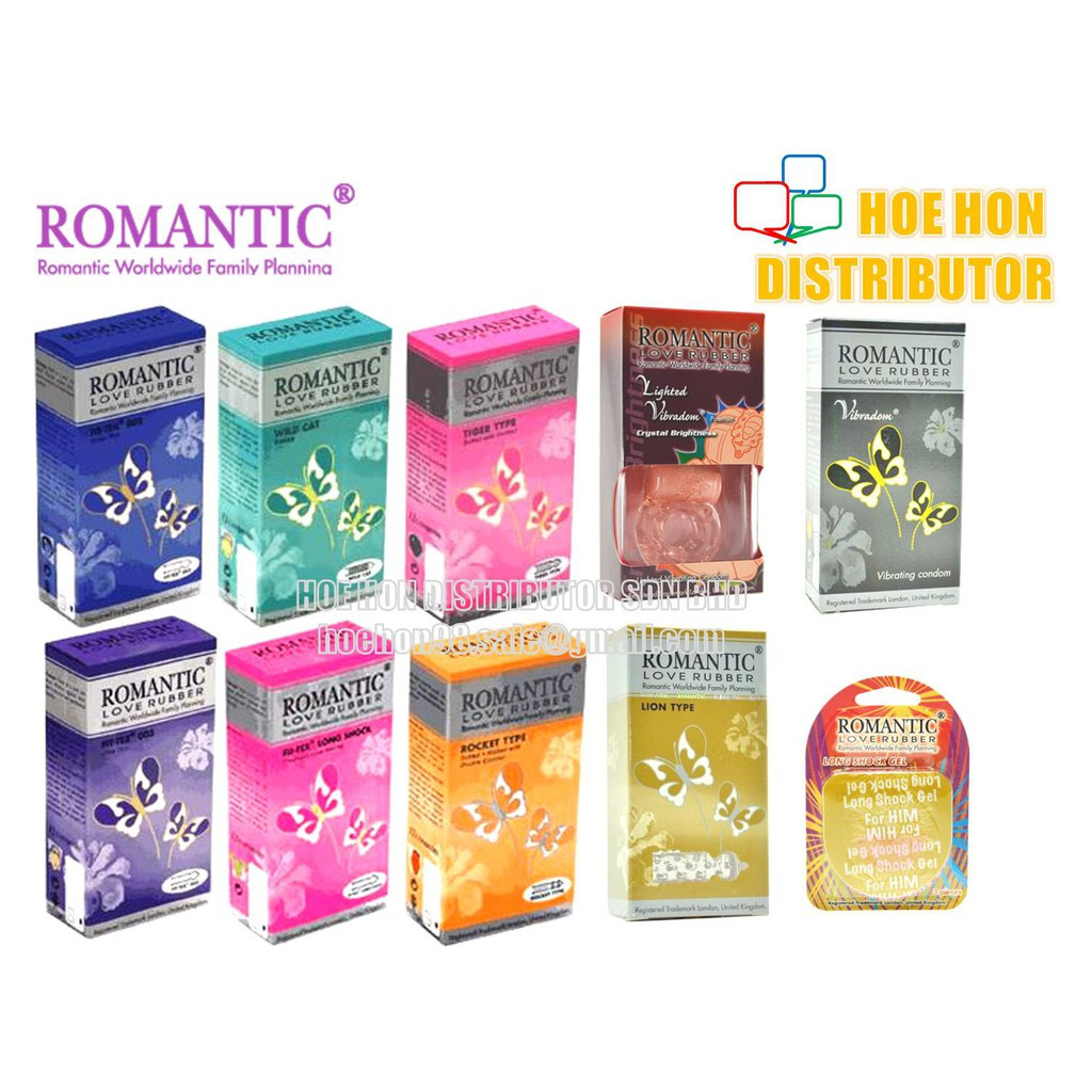 image of Romantic Long Shock Condom, 002, 003, Lion, Vibradom. (Durex Condom, Prolong)