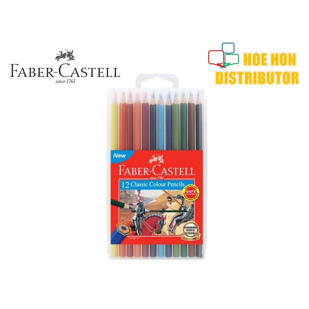 image of Faber-Castell / Faber Castell Slim Flexi Case Classic Colour Pencil 12 115890
