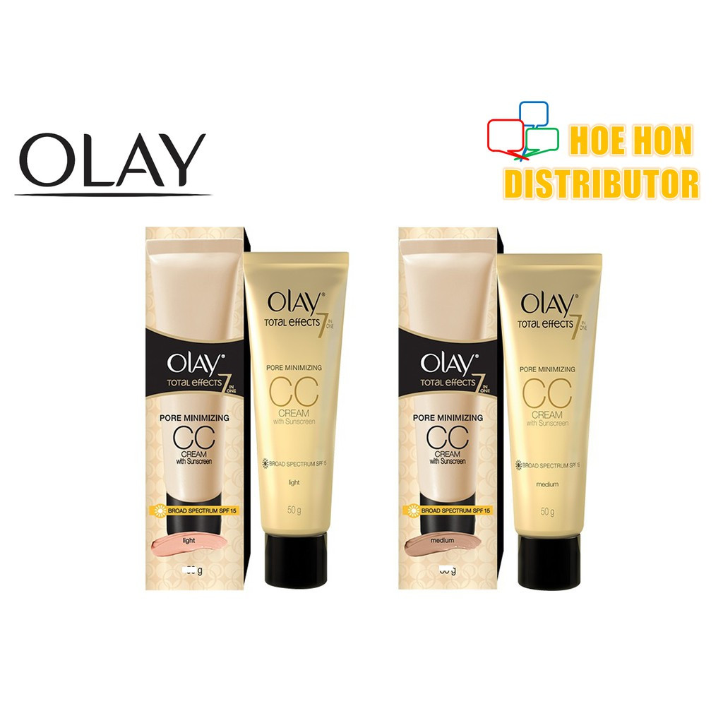 image of Olay Total Effects 7 Pore Minimizing CC Cream 20G SPF15 Light / Medium