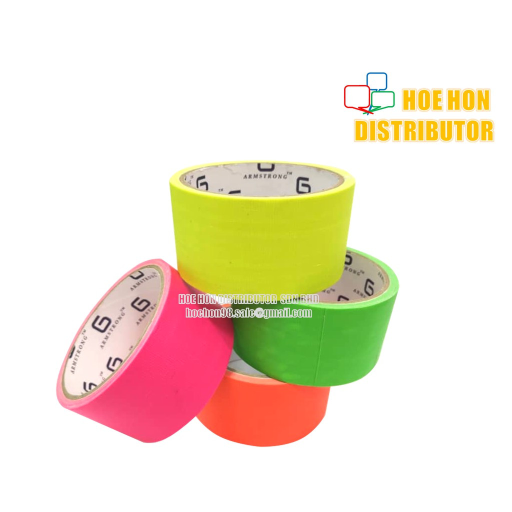 Fluorescent Binding / Cloth / Duct Tape 48mm X 5 Meter (2 Inch) DIY Creative Fluorescent Binding / Cloth / Duct Tape 48mm X 5 Meter (2 Inch) DIY Creative