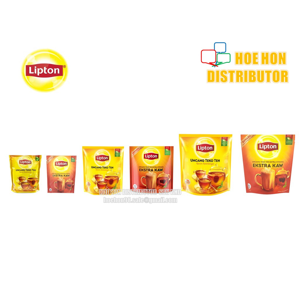 image of Lipton Tea Bag / Yellow Label Tea (Biasa / KAW) Uncang Teko Teh Potbags 20 40 80
