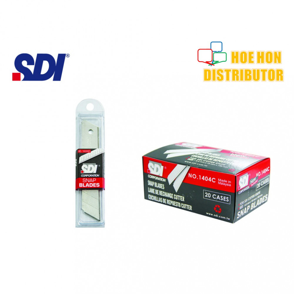 SDI Snap Blade / Refill For SDI Big Cutter Knife 5pcs 1404C SDI Snap Blade / Refill For SDI Big Cutter Knife 5pcs 1404C