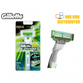 image of Gillette Mach 3 Sensitive Razor Blade / Pisau Cukur Gillete Mach3 ORIGINAL