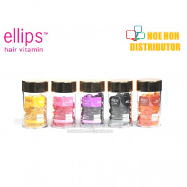 image of Ellipps Hair Vitamin Treatment Nutri Color Smooth Shiny Black Vitality 50 Capsul