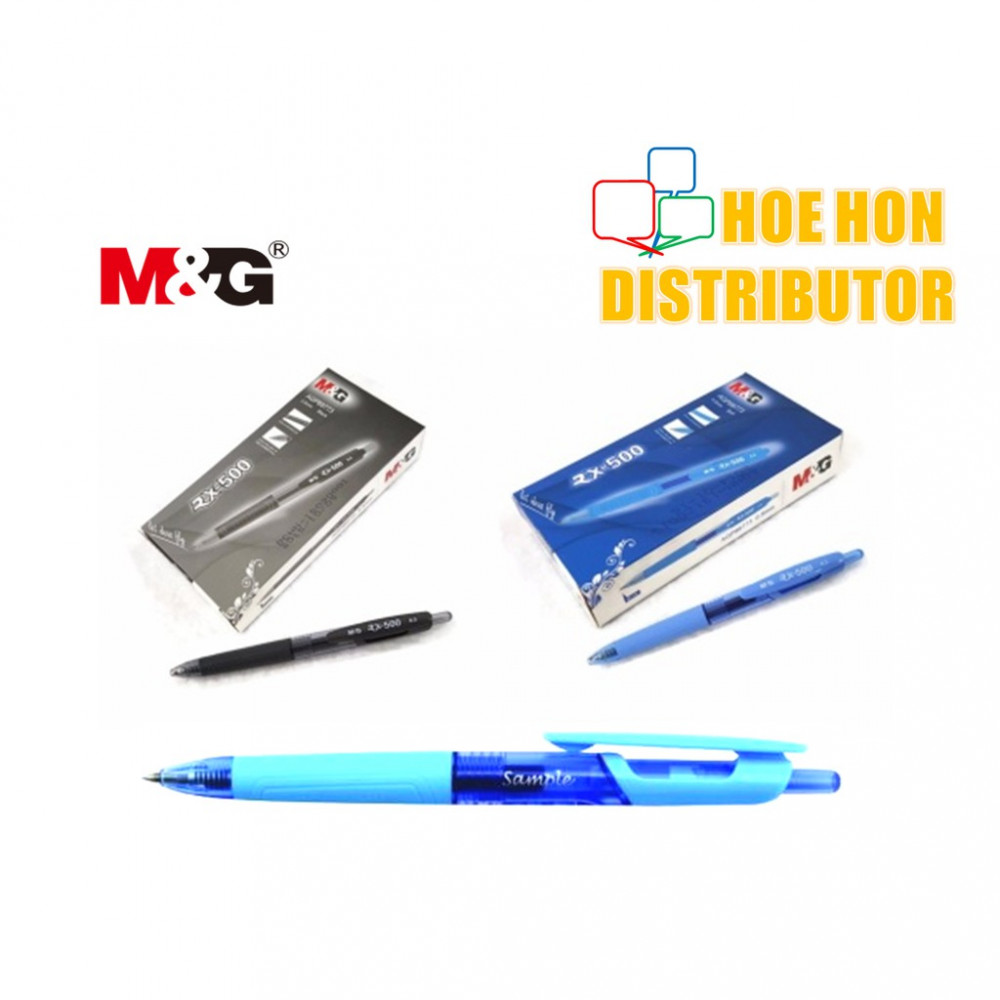 M&G RX-500 RX-700 Retractable Gel Pen 0.5mm 0.7mm Black Blue Red M&G RX-500 RX-700 Retractable Gel Pen 0.5mm 0.7mm Black Blue Red