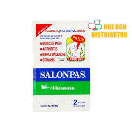 image of Salonpas Pain Relieving Patch 13cm X 8.4cm Large Patch 2pcs (Neobun Patch)