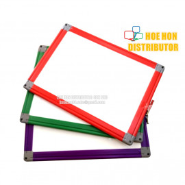 image of Student / Office / Lecture Hand Magnetic A4 Whiteboard PVC Frame 32 X 24cm