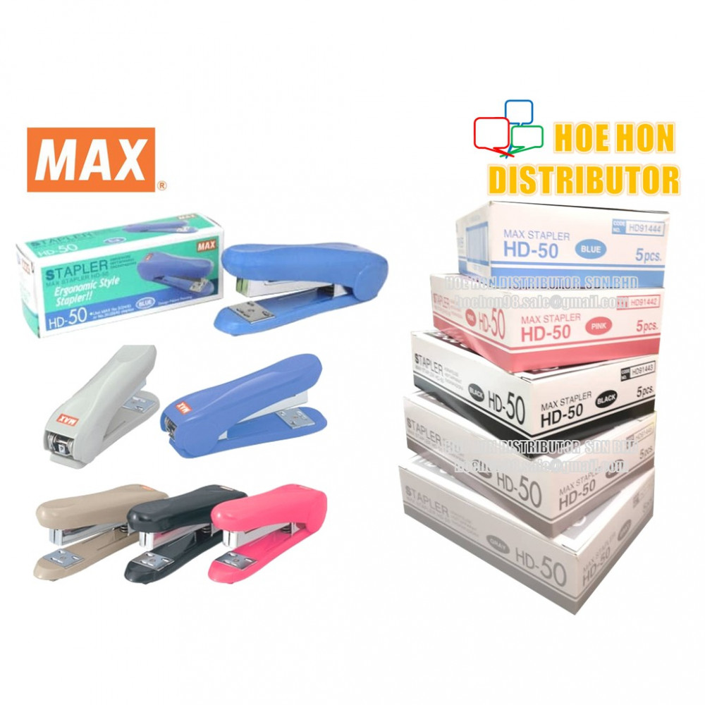 MAX Stapler HD-50 / HD91444 / Use Max Staples No. 3 MAX Stapler HD-50 / HD91444 / Use Max Staples No. 3