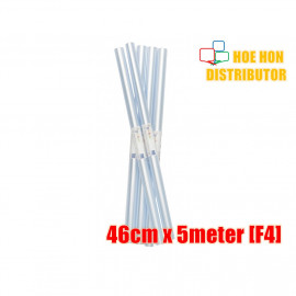 image of Transparent Plastic PVC Book Cover Wrap Roll / Pembalut Buku F4 46cm X 5 Meter