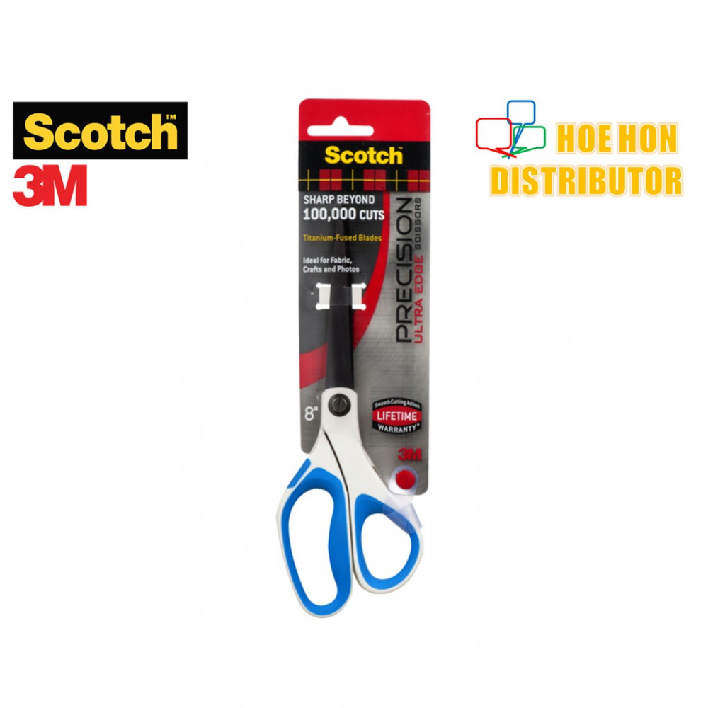 3M Scotch Precision Ultra Edge Scissor 8" / 8 Inch (Titanium Scissor) 1458TU 3M Scotch Precision Ultra Edge Scissor 8" / 8 Inch (Titanium Scissor) 1458TU