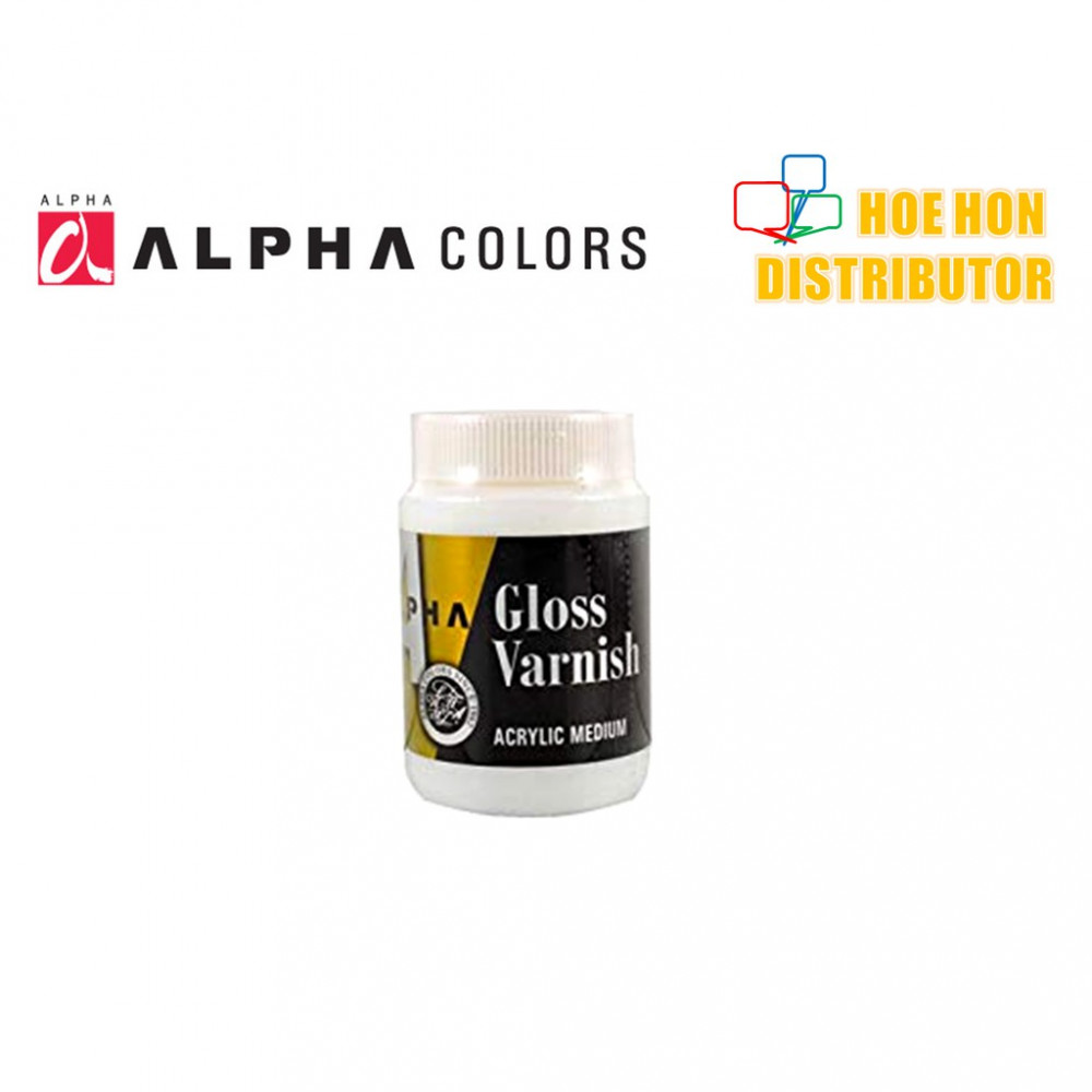 Alpha Gloss Varnish Acrylic Medium 250ml Alpha Gloss Varnish Acrylic Medium 250ml