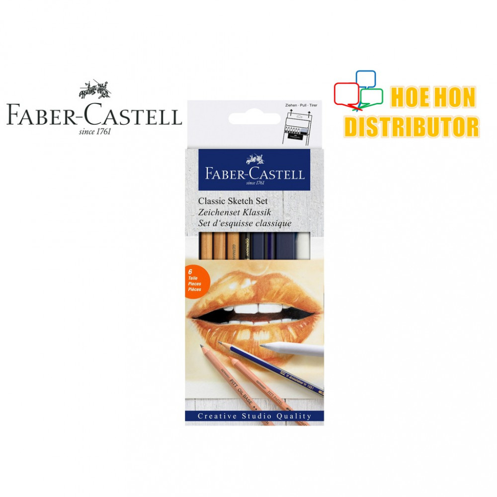 Faber - Castell 6pc Classic Sketch Set Faber - Castell 6pc Classic Sketch Set