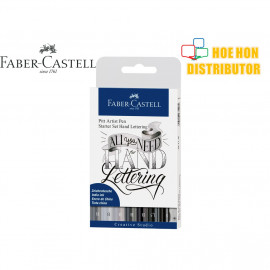 image of Faber-Castell / Faber Castell Pitt Artist Pen Starter Set Hand Lettering