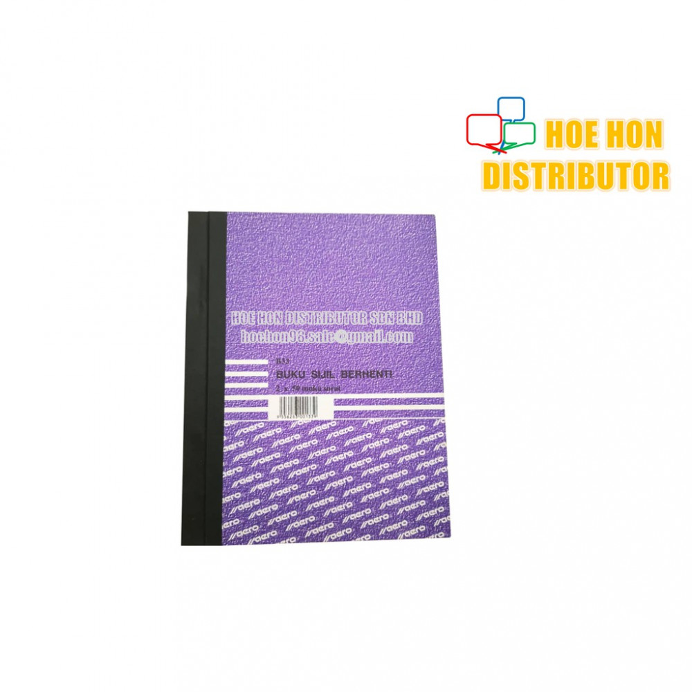 Buku Sijil Berhenti 2 X 50 Page B35 Buku Sijil Berhenti 2 X 50 Page B35