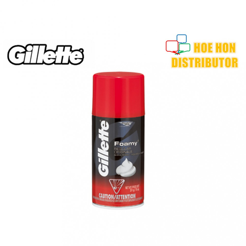 Gillette Shaving Foam / Shave Foamy Regular 300g / 11oz Gillette Shaving Foam / Shave Foamy Regular 300g / 11oz
