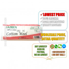 image of Fairex Pre Cut Cotton Wool 25G/50G (Multipurpose, Kapas) Made In Malaysia