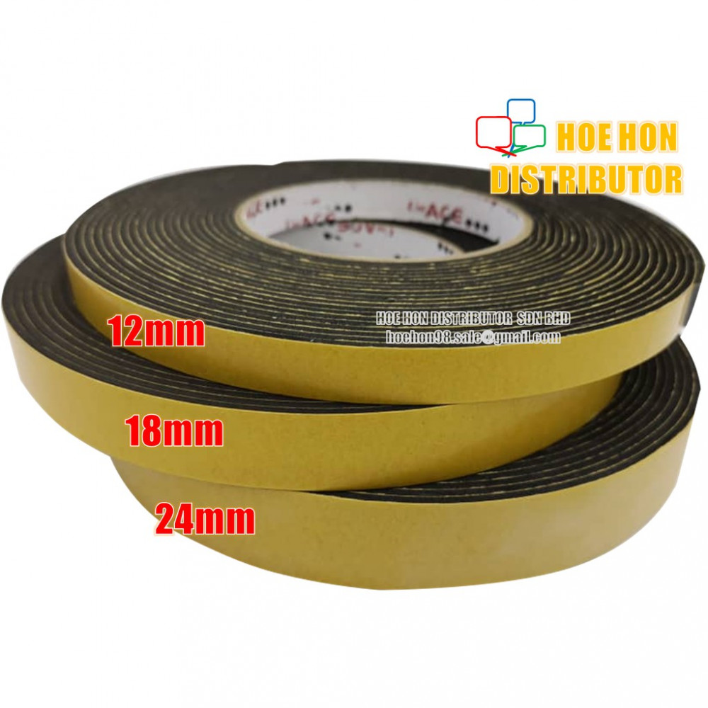 Uniace Double Sided Eva Foam Tape 18mm X 8 Meter 3/4 Inch X 9 Yard Big Roll Uniace Double Sided Eva Foam Tape 18mm X 8 Meter 3/4 Inch X 9 Yard Big Roll