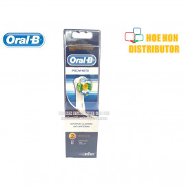 image of Braun Oral B Prowhite Brush Head 2pcs (Original) For Rechargeable Toothbrush