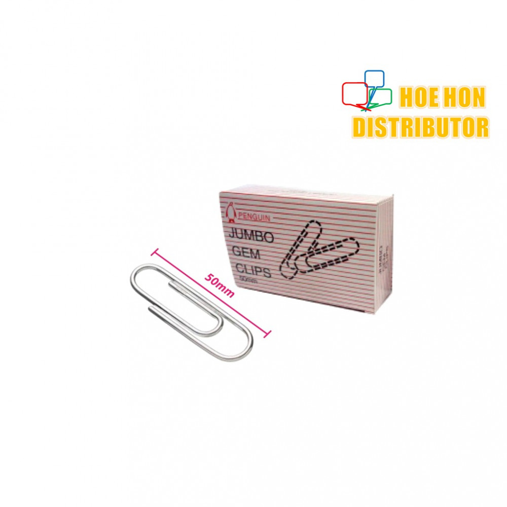Penguin Paper Clip / Klip kertas / 回形针 50mm 80pc Penguin Paper Clip / Klip kertas / 回形针 50mm 80pc