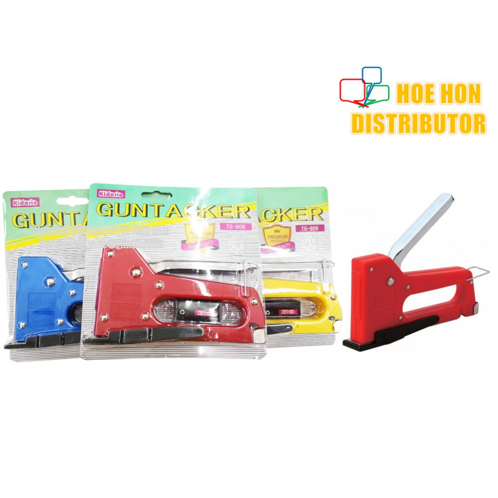 Kidario / Economy Gun Tacker Staples No 3 24/6 6mm 8mm TG 808 Kidario / Economy Gun Tacker Staples No 3 24/6 6mm 8mm TG 808