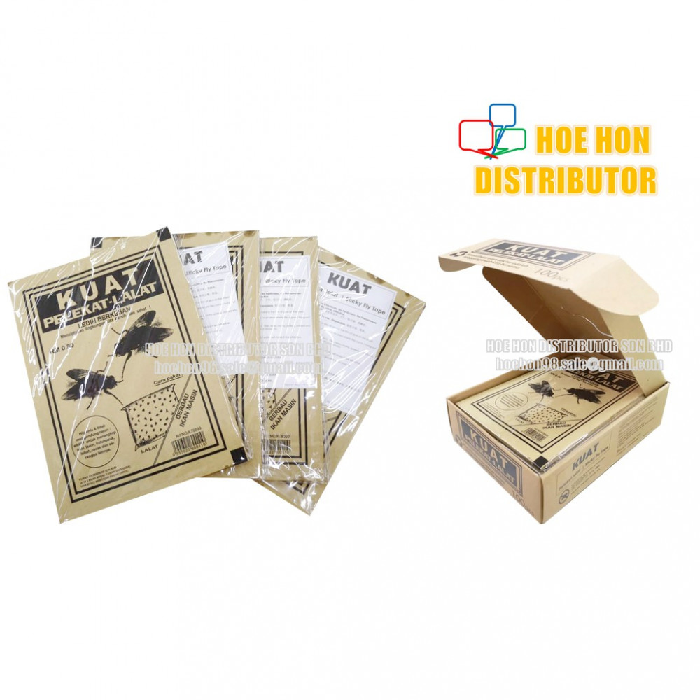Kuat Pelekat Gam Lalat / Flies Trap / Fly Lure 10pc Pack (Pest Control) Kuat Pelekat Gam Lalat / Flies Trap / Fly Lure 10pc Pack (Pest Control)