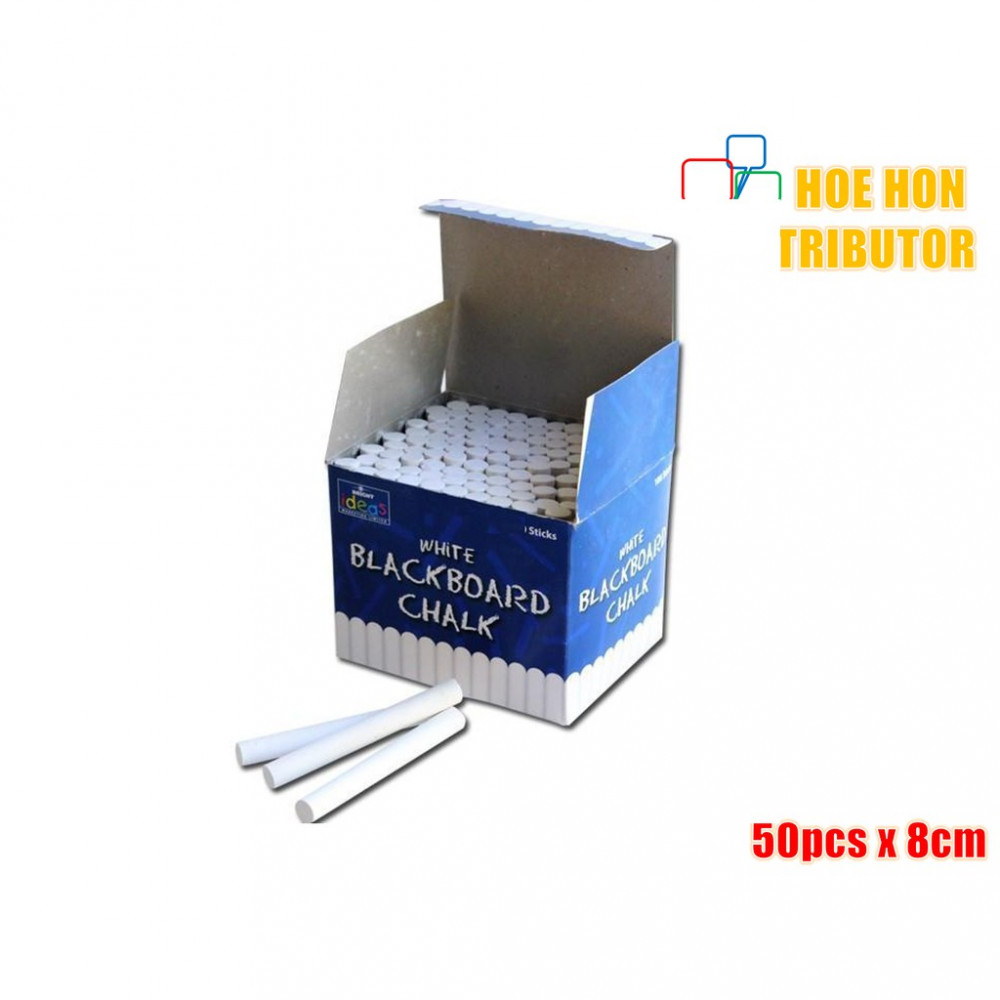 Art / Creative / School / Education White Chalk 50pc x 8cm Art / Creative / School / Education White Chalk 50pc x 8cm