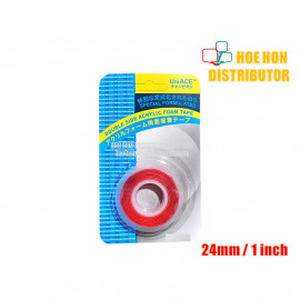 image of DIY / Car / Furniture Double Side Acrylic Clear / Transparent Tape 24mm x 1m