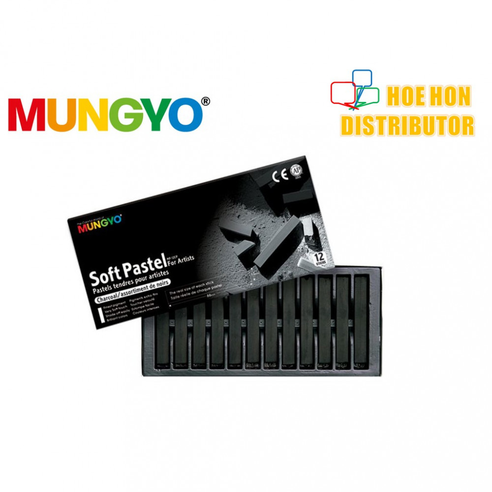 Mungyo Soft Pastel For Artist Charcoal 12 Color (Full Length) MP-12C Mungyo Soft Pastel For Artist Charcoal 12 Color (Full Length) MP-12C