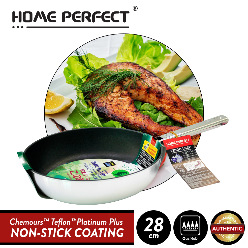 Elianware x HomePerfect Non Stick Pan (28cm) Virgo Leaf