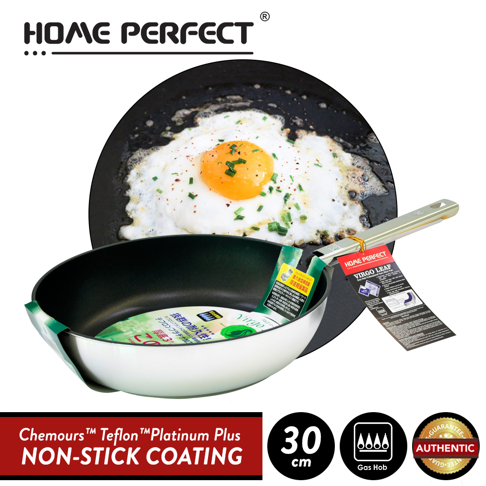 Elianware x HomePerfect Non Stick Pan (30cm) Virgo Leaf