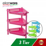 Elianware 3 Tier Kitchen Storage Racks Bathroom Shelves Book Shelving Kitchen Organizers Space Savers