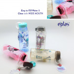 Eplas 600ml Cool Pink Tiger BPA Free Water Bottle