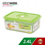 Elianware 2.4Ltr Airtight Glass Like Multipurpose Keeper x 1 Pcs