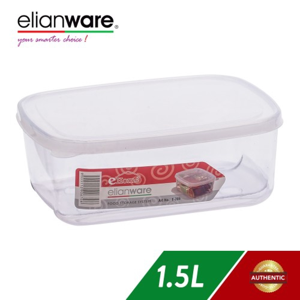 Elianware 1.5 Ltr Transparent Airtight Food Keeper