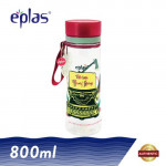 eplas 800ml Diary Story Journey BPA Free Transparent Water Tumbler