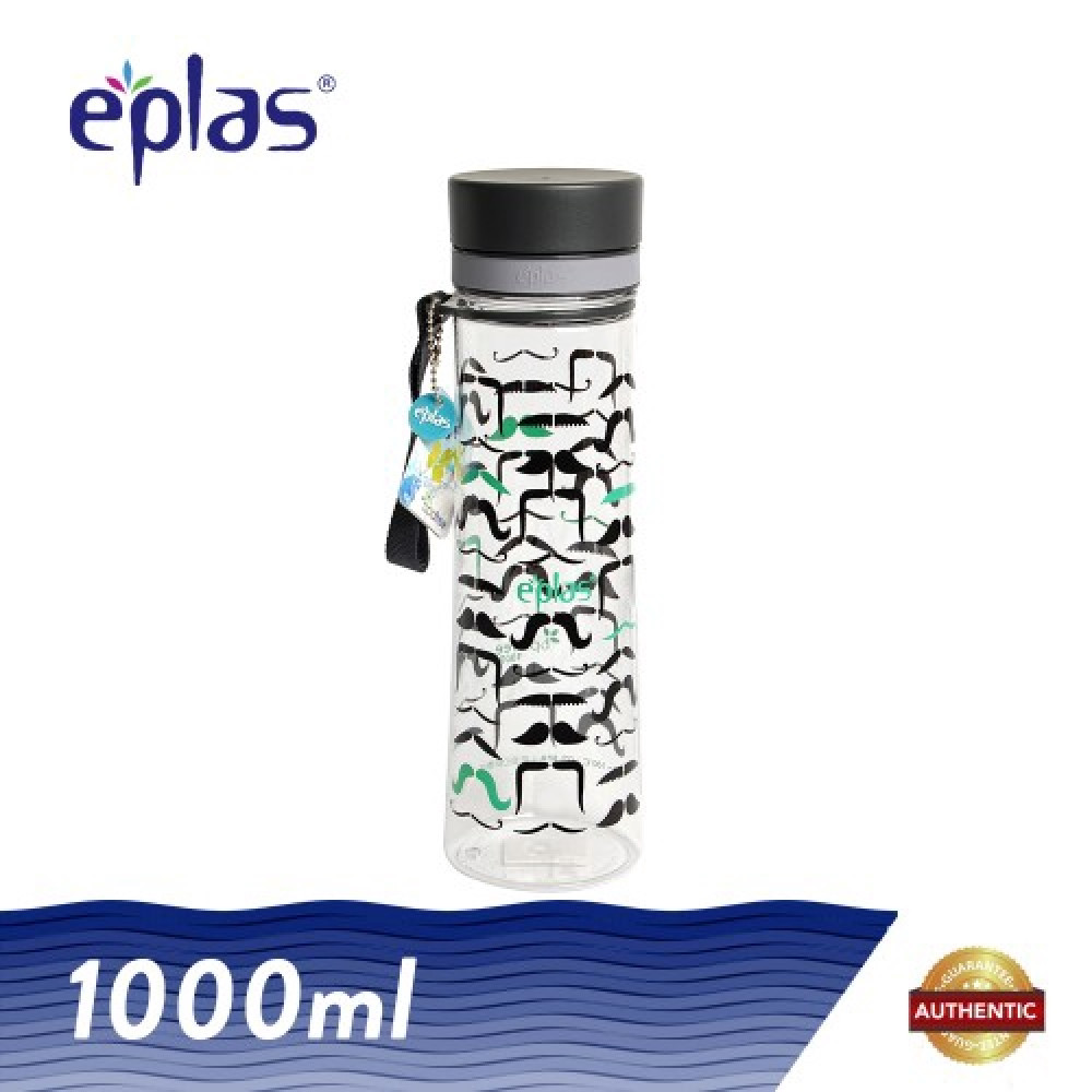 Eplas 1000ml Hat Ribbon Spec Shoe Moustache Water Bottle Eplas 1000ml Hat Ribbon Spec Shoe Moustache Water Bottle