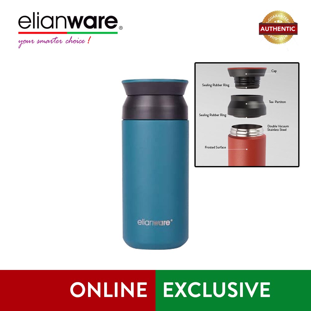 Elianware 350ml Stainless Steel High Insulation Thermos Vacuum Flask with Bag Elianware 350ml Stainless Steel High Insulation Thermos Vacuum Flask with Bag