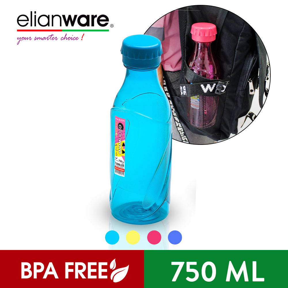 Elianware 750ml Tumbler Twistable Cover [BPA Free] Water Bottle